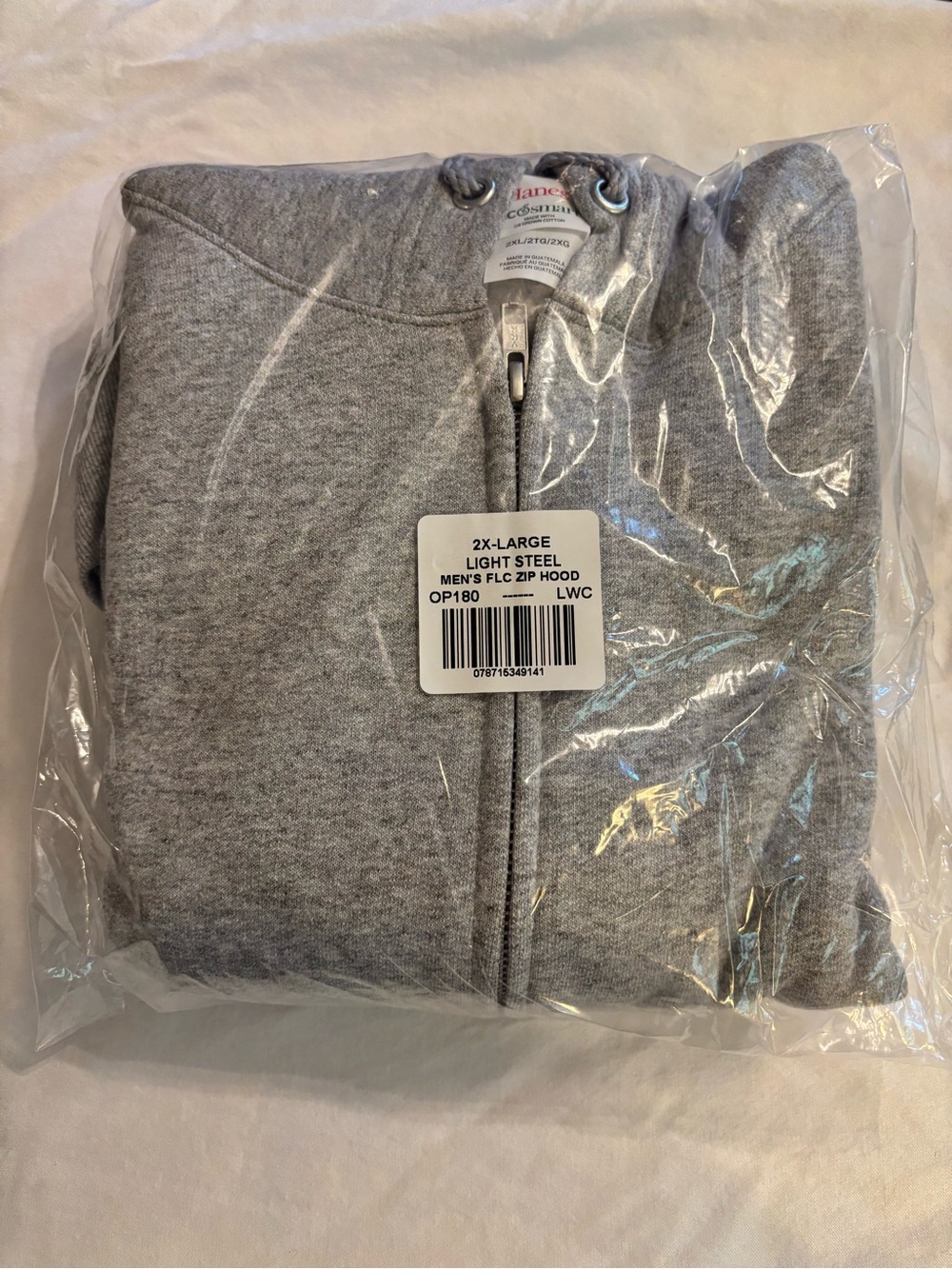 Men's FLC Hanes Full-Zip Hoodie Sweater - Hanes